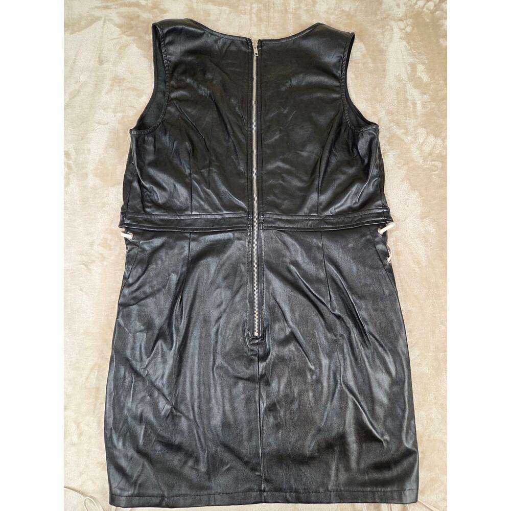 Fashion Wildcat Faux Leather Dress - Picture 4 of 7